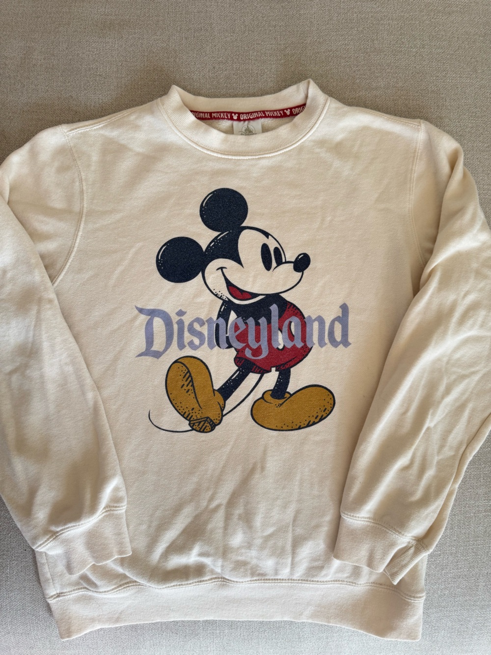 Classic Disney Mickey Mouse Disneyland Sweatshirt
